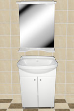 Мебель для ванных комнат Грея 55